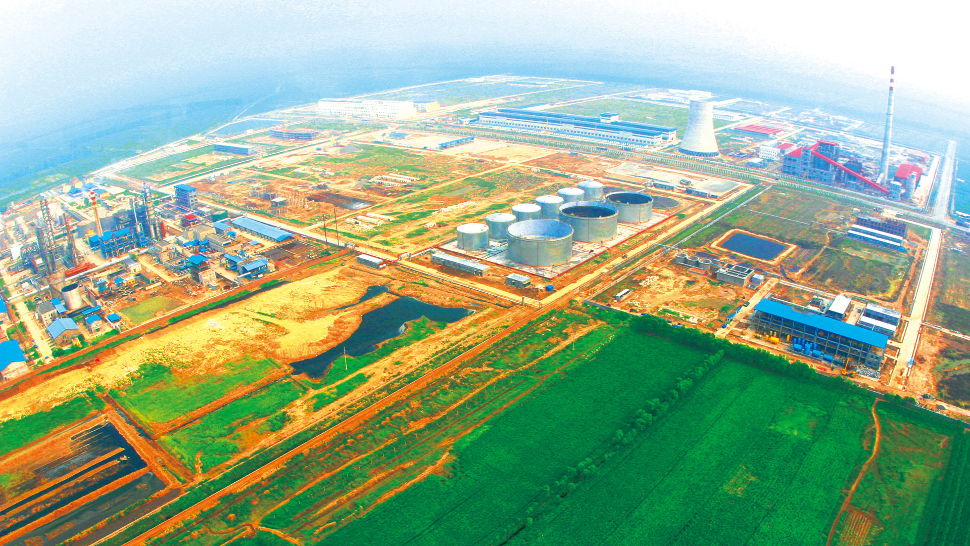 2003年,兴建京博工业园。 图为2003-10-12工业园建设初期副本_副本